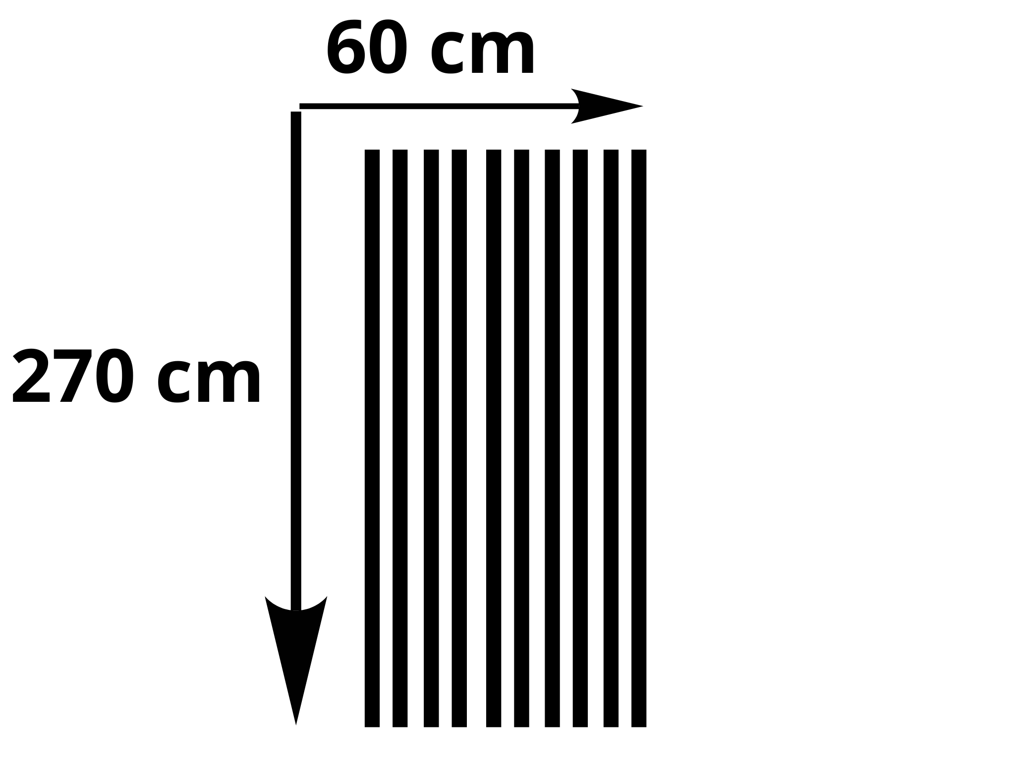 Alap 60 x 270 cm